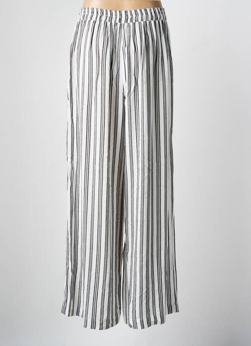 Pantalon larg alb MAT. femeie