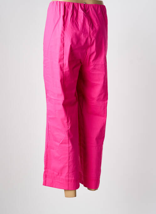 Pantalon drept roz POISSONS BLANCS femeie