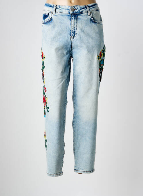 Blugi cu croială dreaptă albastru MAT. femeie