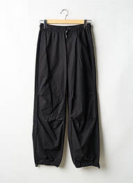 Pantalon larg țesătură poplin mărime reglabilă negru GARCIA garcon