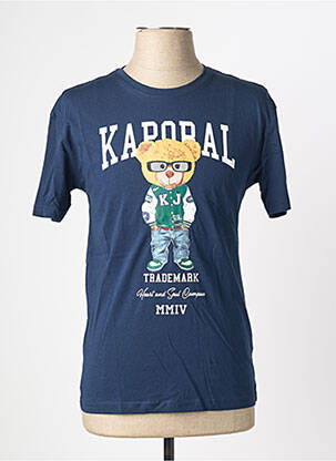 Tricou elasticitate mâneci scurte albastru KAPORAL garcon