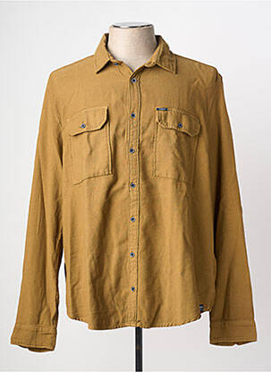 Cămașă cu mâneci lungi maro GARCIA bărbat