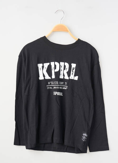 Tricou negru KAPORAL băiat