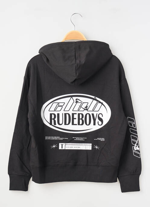 Hanorac cu glugă negru TIFFOSI băiat