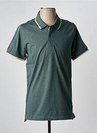 Polo croială dreaptă mâneci scurte verde închis FERRE homme