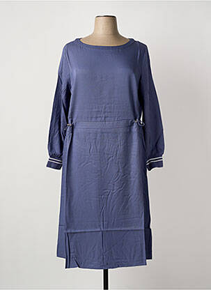 Rochie midi mâneci lungi mâneci lungi albastru SHEEGO femeie