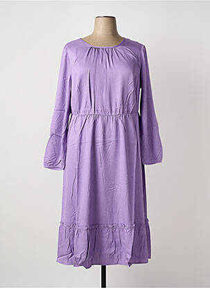 Rochie midi mâneci lungi mâneci lungi violet SHEEGO femeie