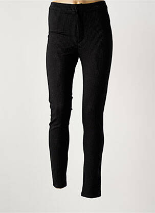 Pantalon slim talie înaltă talie înaltă negru TIFFOSI femeie