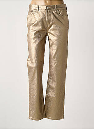 Pantalon drept auriu TIFFOSI femeie