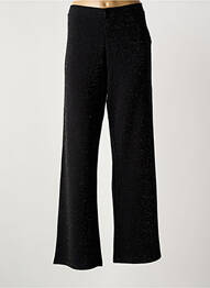 Pantalon larg închidere cu fermoar sub clapetă cu nasturi mărime normală negru TIFFOSI femme