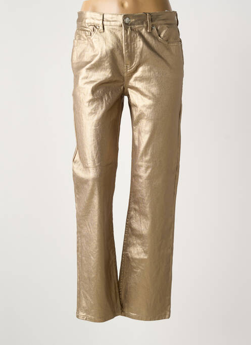 Pantalon drept auriu TIFFOSI femeie