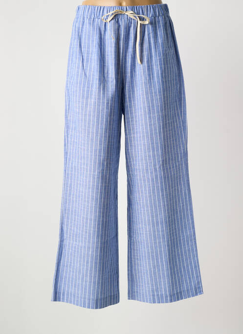 Pantalon larg albastru LOLA ESPELETA femeie