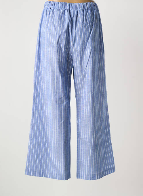 Pantalon larg albastru LOLA ESPELETA femeie