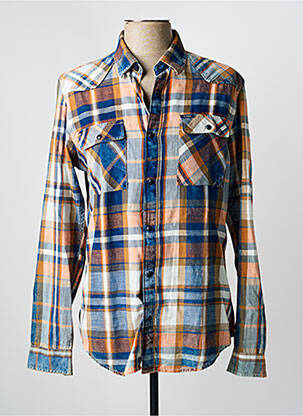 Cămașă cu mâneci lungi albastru GARCIA bărbat