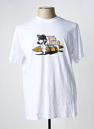 Tricou alb OXBOW bărbat