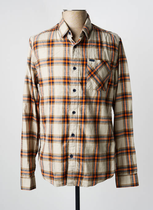 Cămașă cu mâneci lungi bej GARCIA bărbat