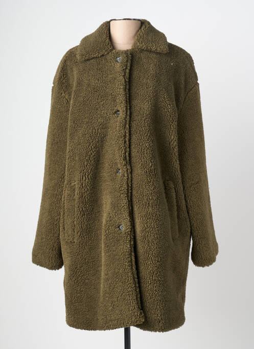 Palton lung verde LA FEE MARABOUTEE femeie