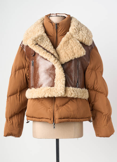 Geacă matlasată maro URBANCODE femeie