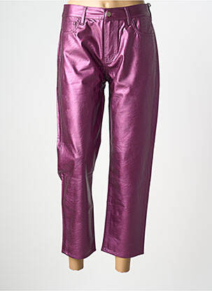 Pantalon 7/8 elasticitate mărime normală violet HOD femeie