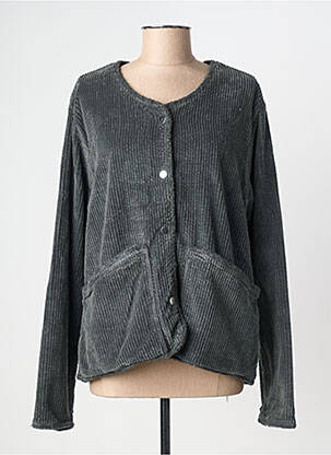 Jachete casual guler rotund gri DES PETITS HAUTS femeie