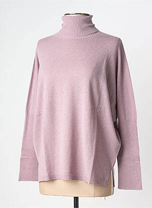 Pulover cu guler înalt violet OTTOD'AME femeie