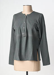 Tricou mâneci lungi mâneci lungi gri DROLATIC femeie