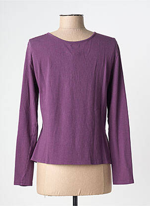 Tricou mâneci lungi mâneci lungi violet DROLATIC femeie