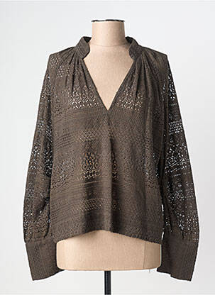 Bluză maro RABENS SALONER femeie