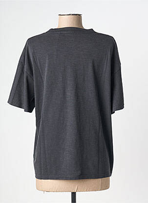 Tricou croială dreaptă mâneci scurte negru MKT STUDIO femeie