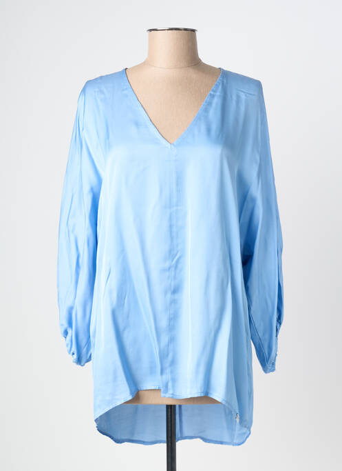 Tunică mâneci lungi albastru PENN & INK N.Y femeie