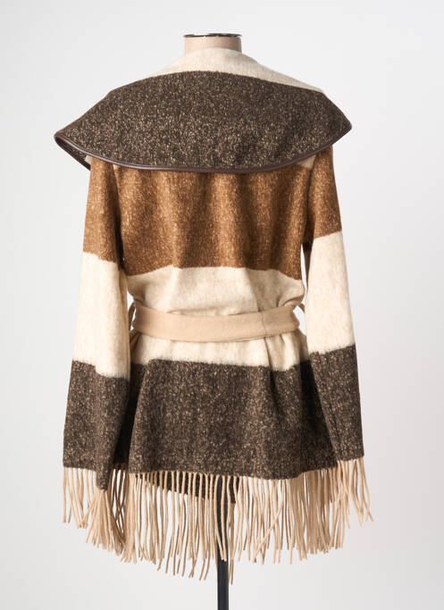 Palton lung maro TIFFOSI femeie