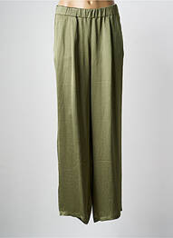 Pantalon larg croială fluidă mărime normală verde SUMMUM femme