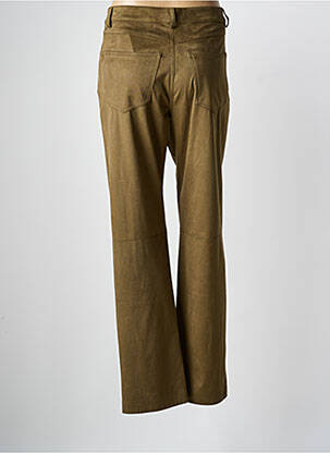 Pantalon slim elasticitate mărime normală verde OTTOD'AME femeie