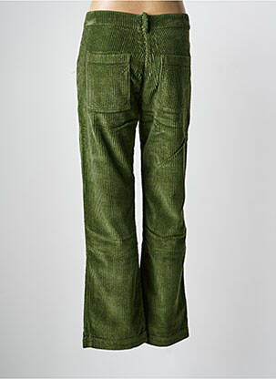Pantalon drept elasticitate mărime normală verde DROLATIC femeie
