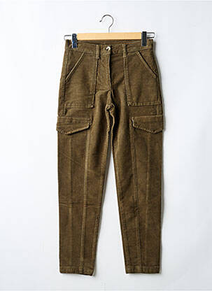 Pantalon cargo verde LAUREN VIDAL femeie