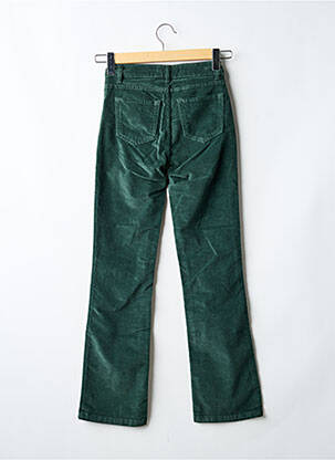 Pantalon evazat elasticitate talie înaltă verde LAUREN VIDAL femeie