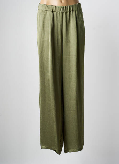 Pantalon larg verde SUMMUM femeie