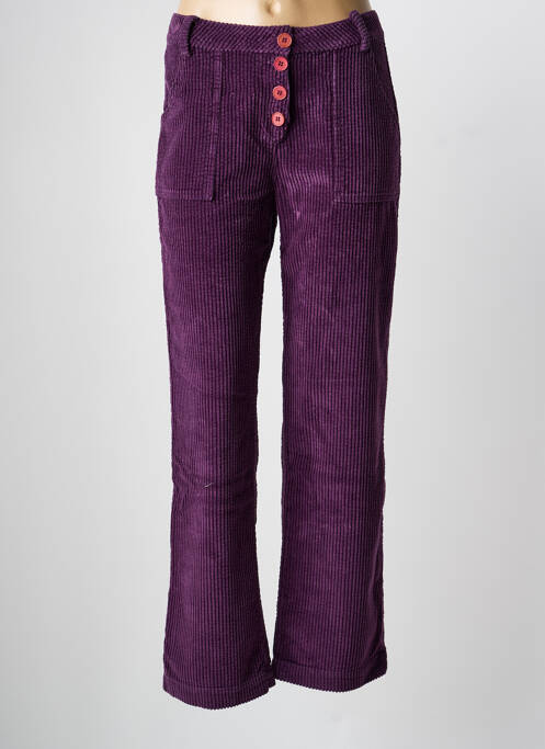 Pantalon drept violet DROLATIC femeie