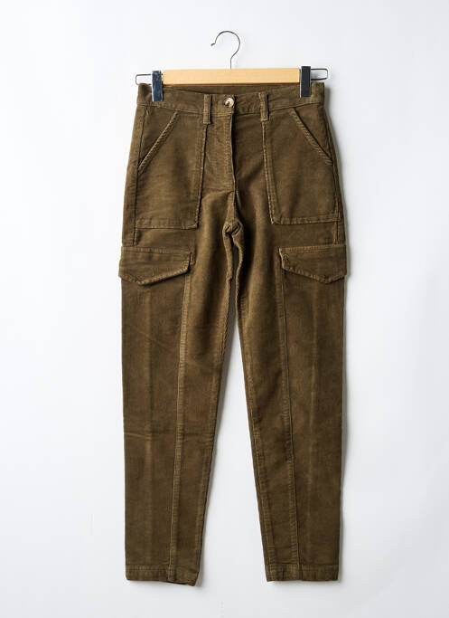 Pantalon cargo verde LAUREN VIDAL femeie