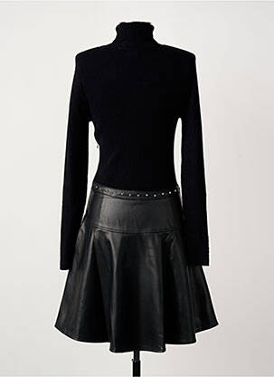 Rochie midi mâneci lungi mâneci lungi negru MORGAN femeie