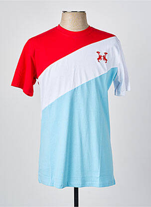 Tricou broderie mâneci scurte albastru U.S ATHLETIC bărbat