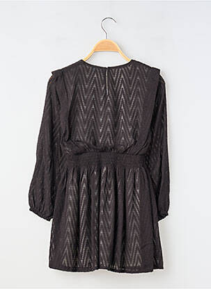 Rochie scurtă mâneci lungi mâneci lungi negru MAYORAL fată