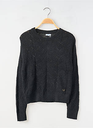 Pulover croială dreaptă mâneci lungi negru MAYORAL fille