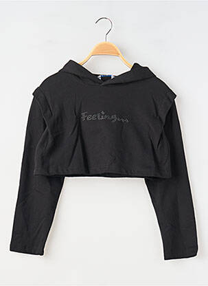 Hanorac cu glugă negru MAYORAL fată