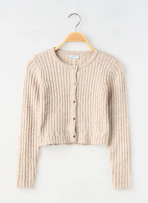 Vestă cu mâneci lungi bej MAYORAL fată