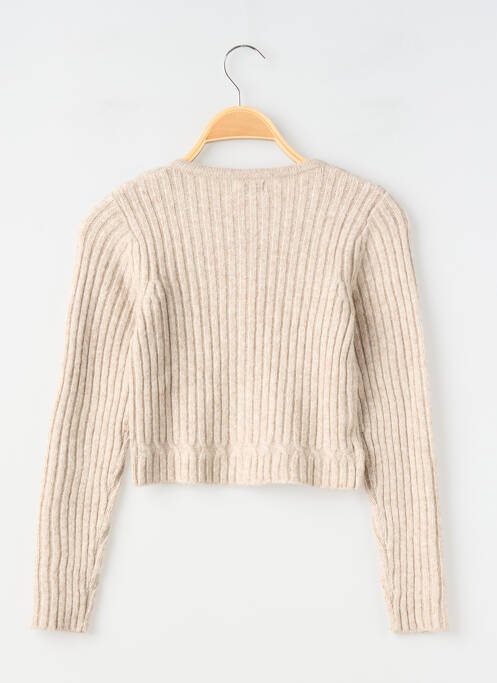 Vestă cu mâneci lungi bej MAYORAL fată