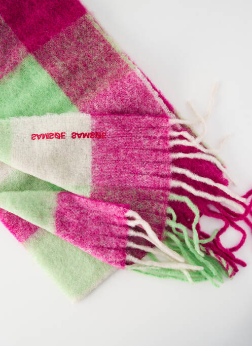 Eșarfă roz SAMSOE & SAMSOE femeie