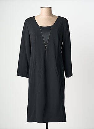 Rochie midi mâneci lungi mâneci lungi negru RODIKA femeie