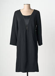Rochie midi mâneci lungi mâneci lungi negru RODIKA femme