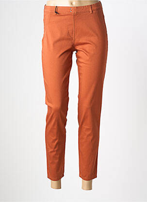 Pantalon 7/8 talie elastică portocalie EAST DRIVE femeie